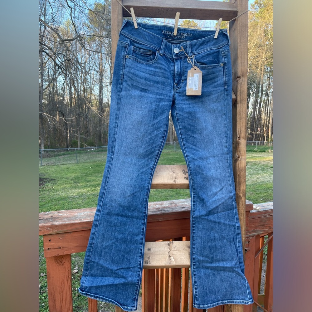 AE Denim  Super Stretch Kick Boot